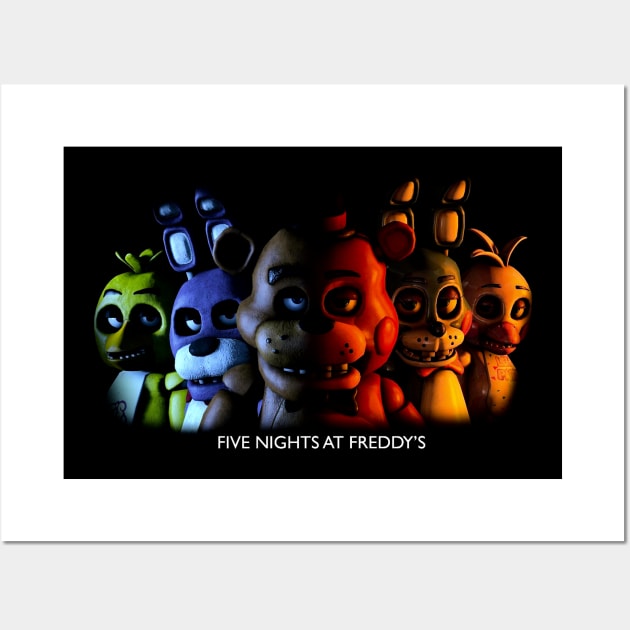 five nights at freddys Wall Art by the art origami